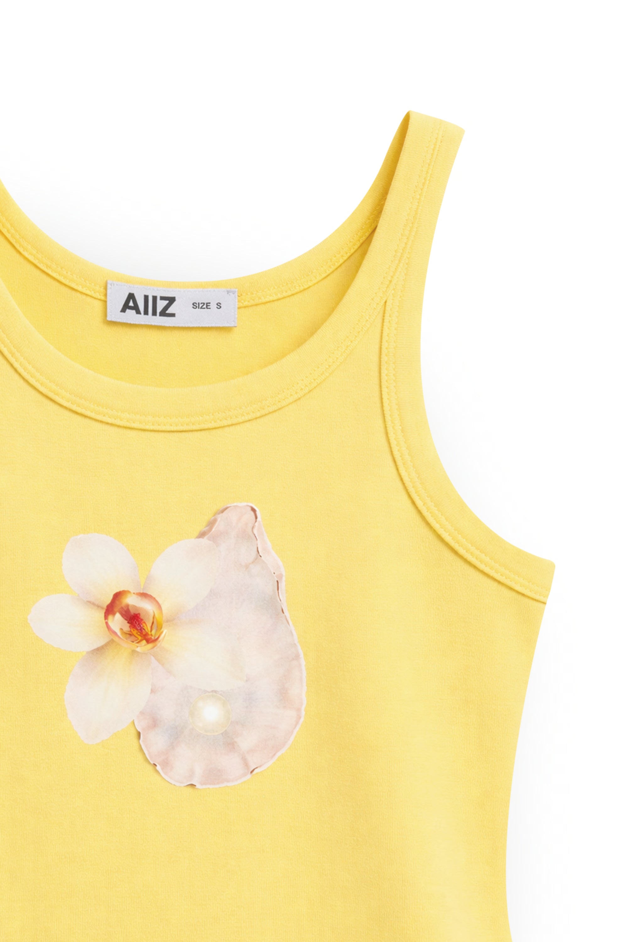 AIIZ Women's Tropical Retreat Graphic Tank Top