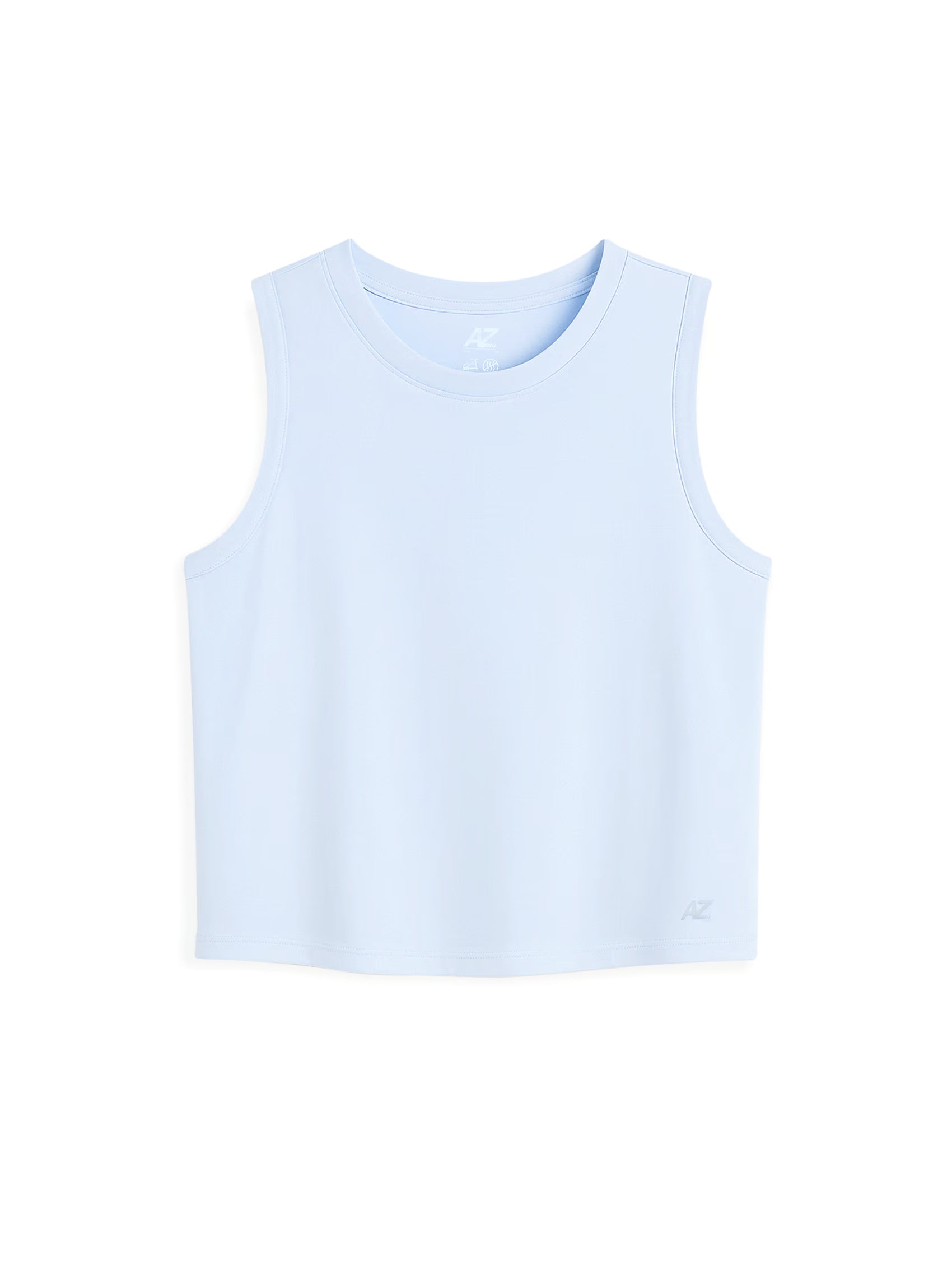 AIIZ Women's Lightweight Active Sleeveless Top (Light Blue / S)