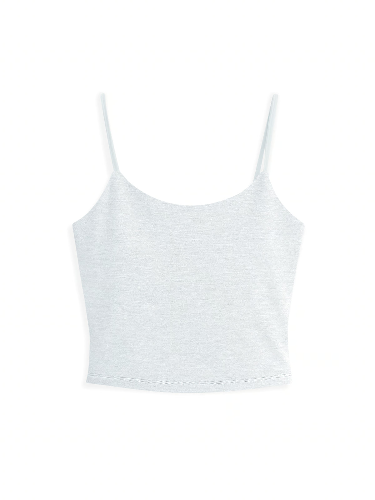 AIIZ Women's Cropped Cami Bar Top (Top Dyed Light Grey / S)