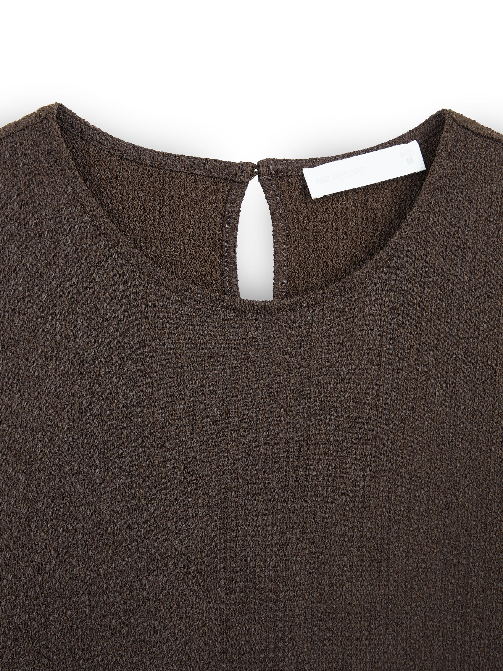 AIIZ Women's Texture Short Dress