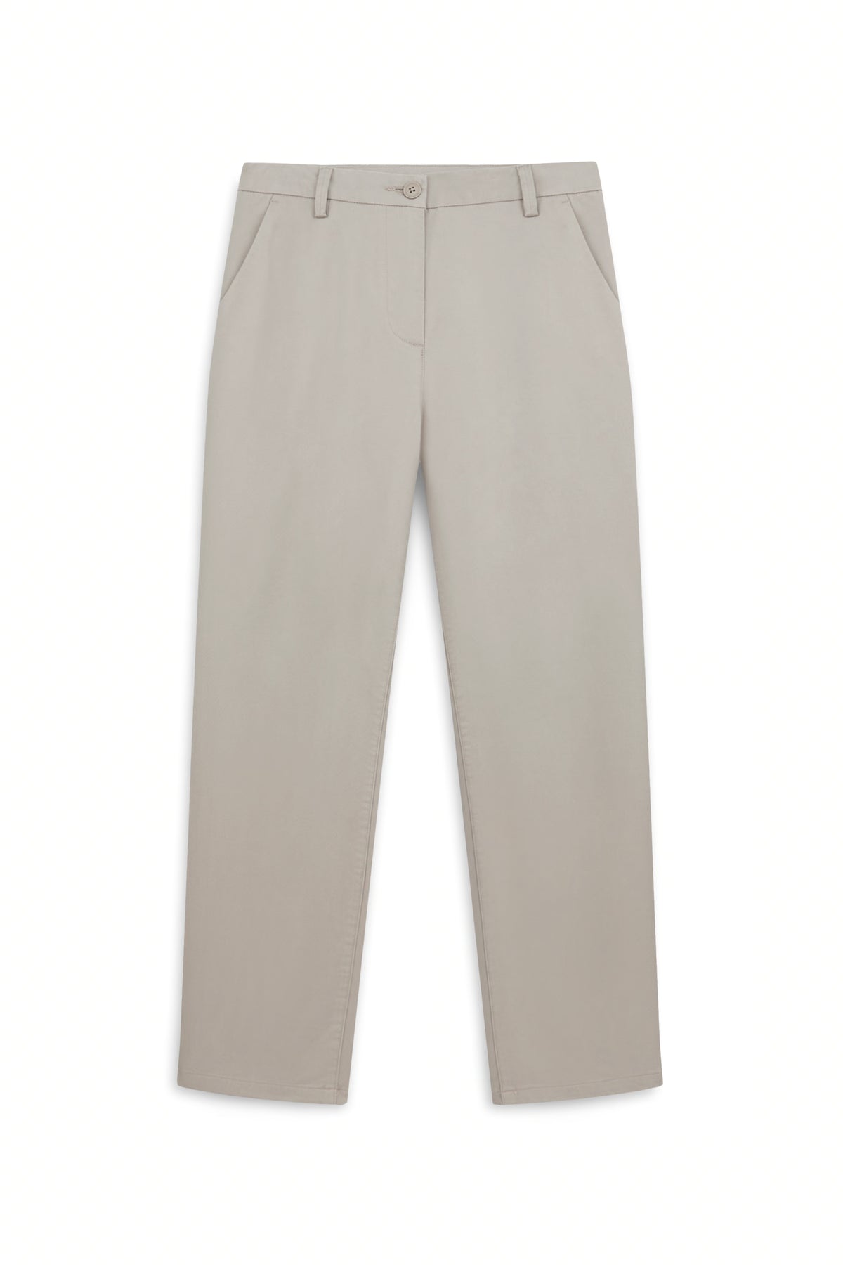 AIIZ Women's Chino Slim Fit Pants (Beige / 25)