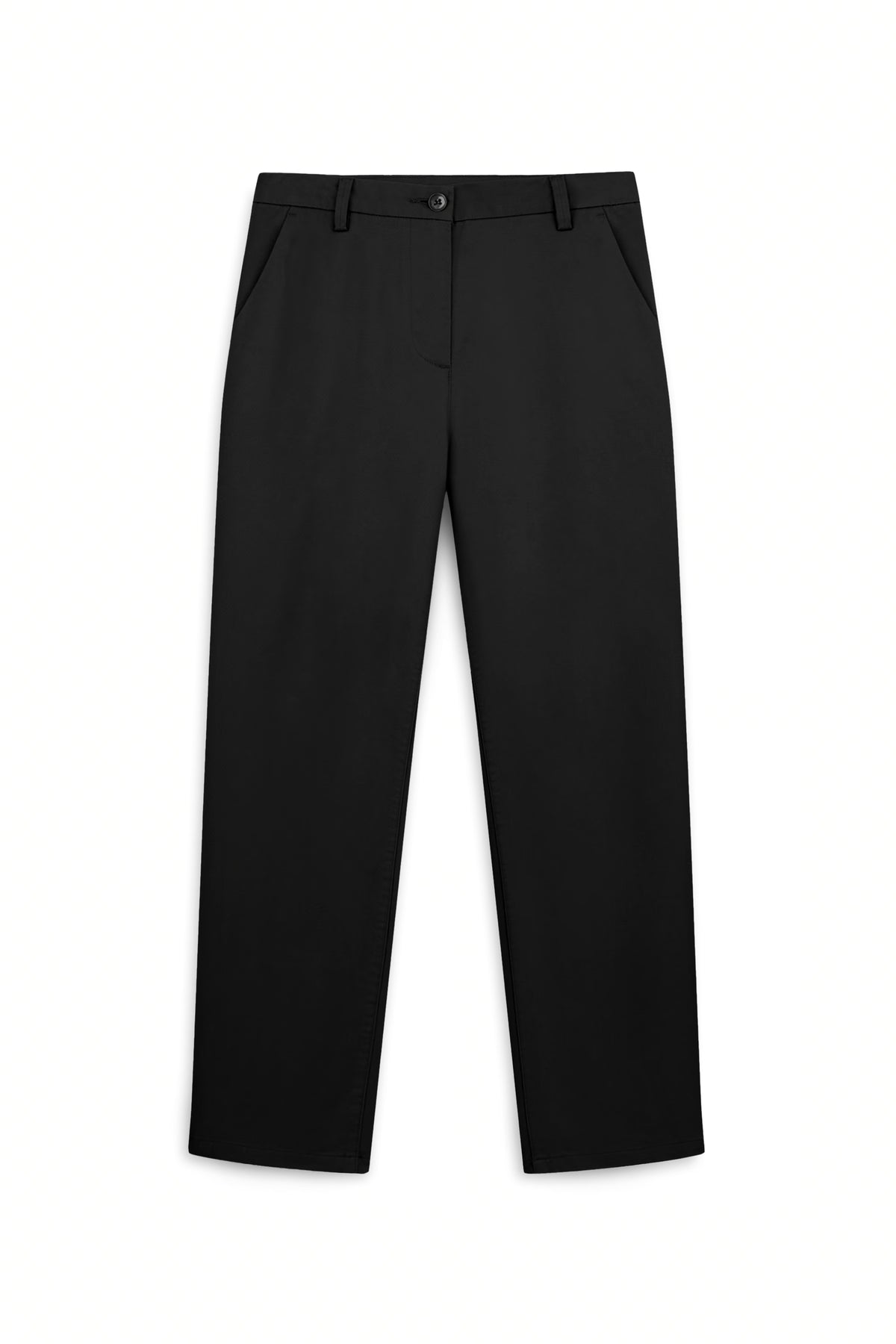 AIIZ Women's Chino Slim Fit Pants (Black / 25)