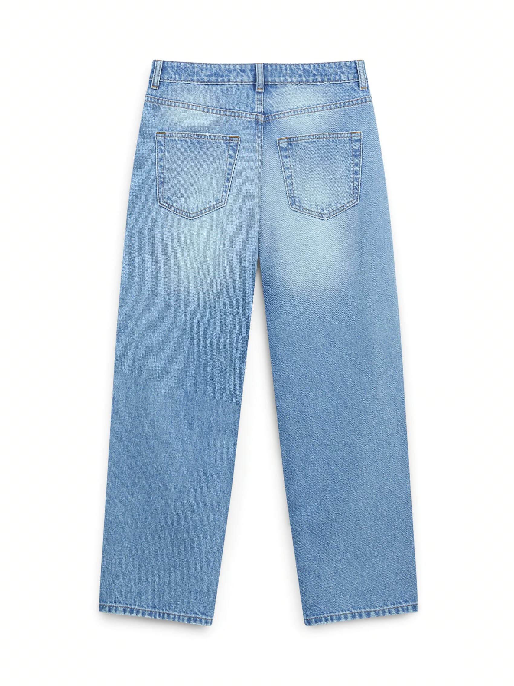 AIIZ Women's Straight Long Denim