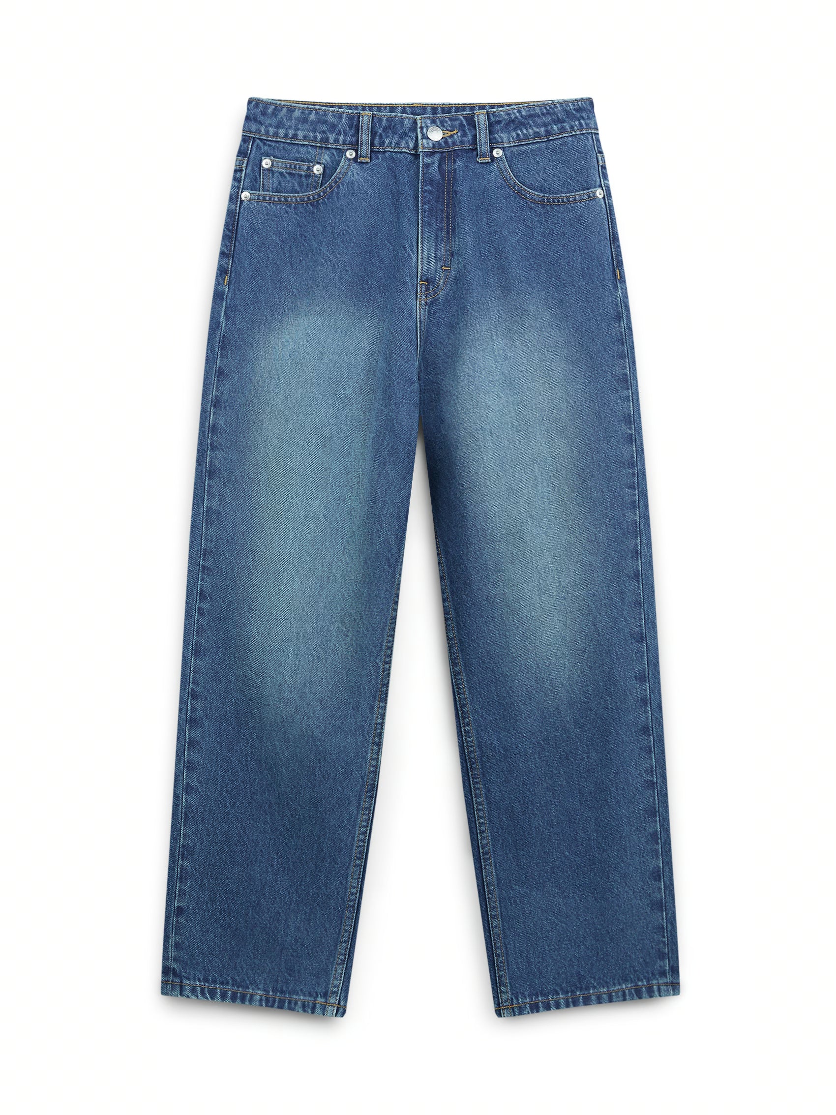 AIIZ Women's Straight Long Denim