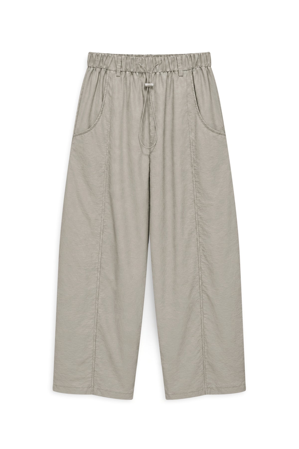 AIIZ Women's Nylon Curve Pants (Beige / S)