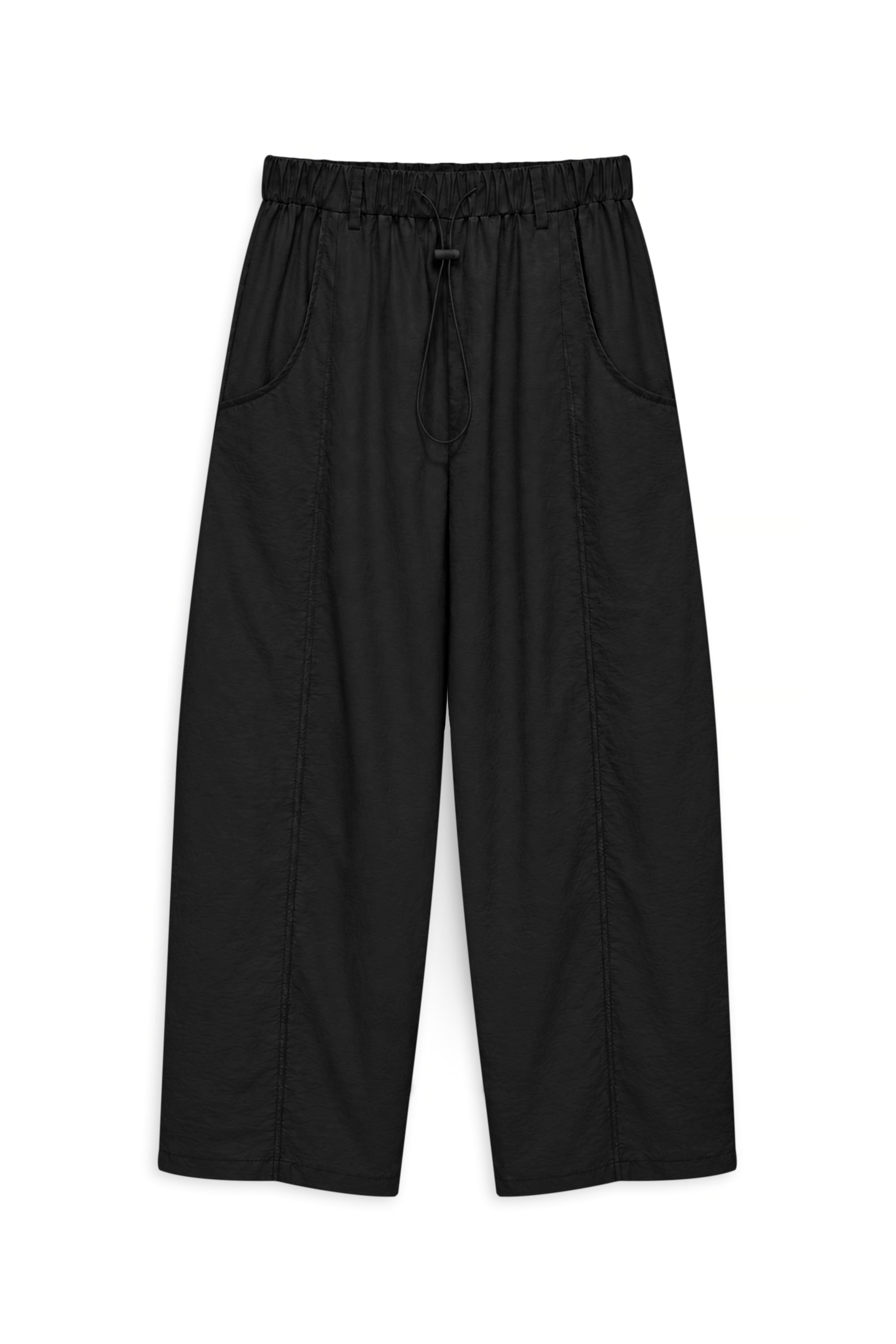 AIIZ Women's Nylon Curve Pants (Black / S)