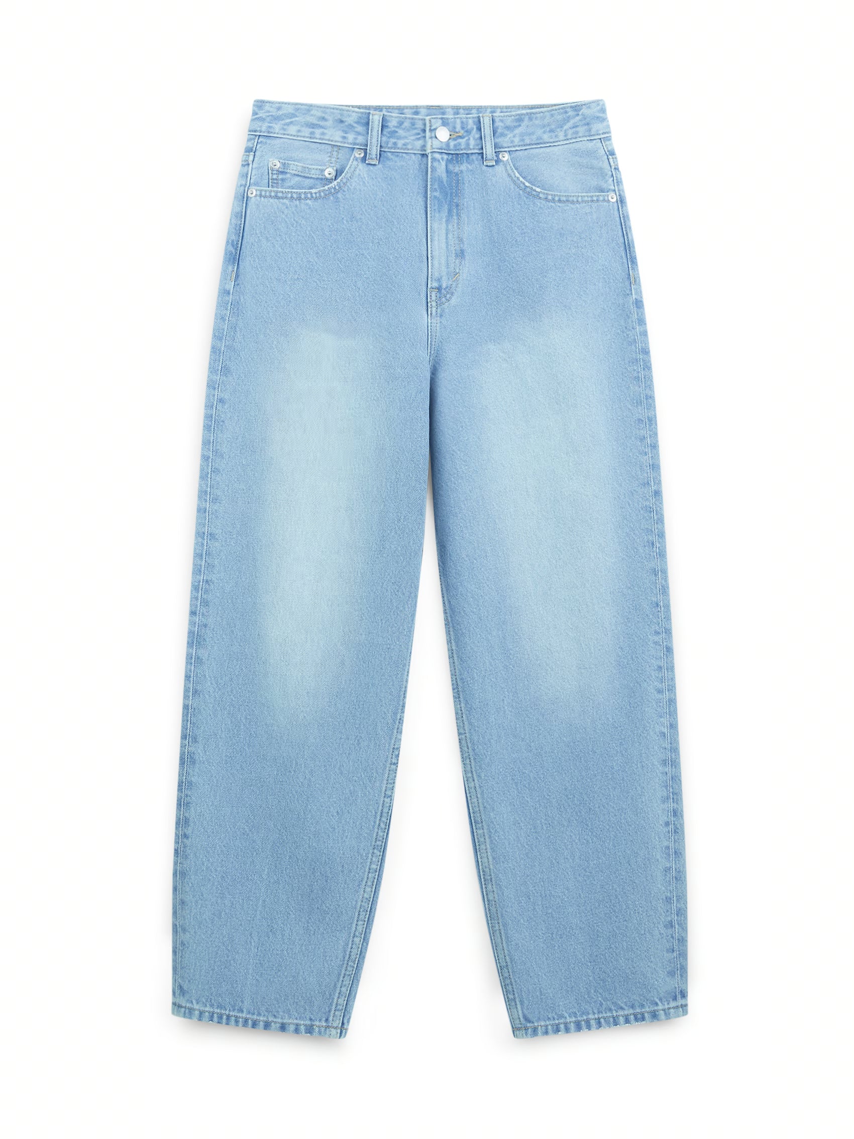 AIIZ Women’s High Waist Tapered Denim