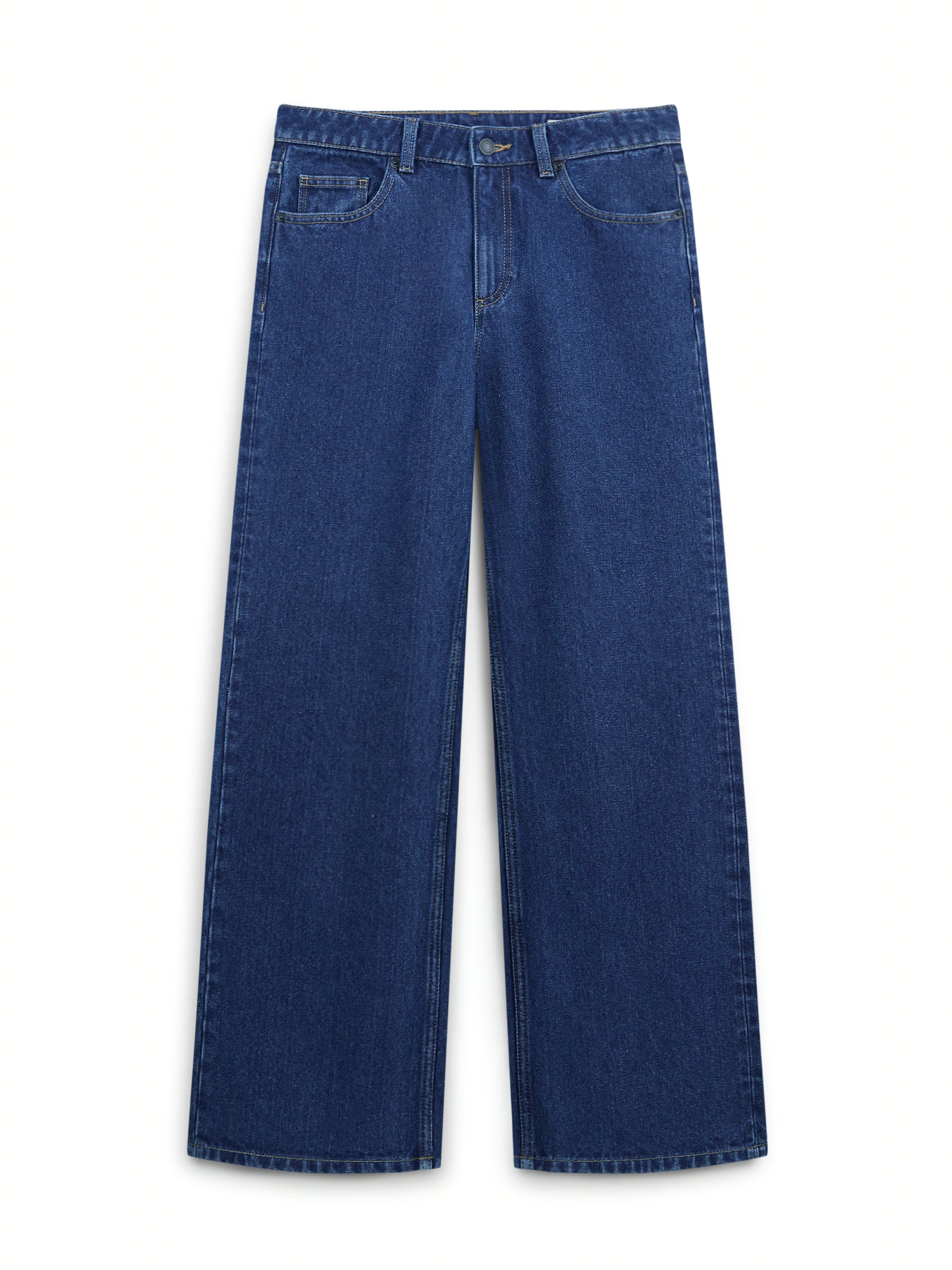 AIIZ Women's Mid Rise Relaxed Jeans