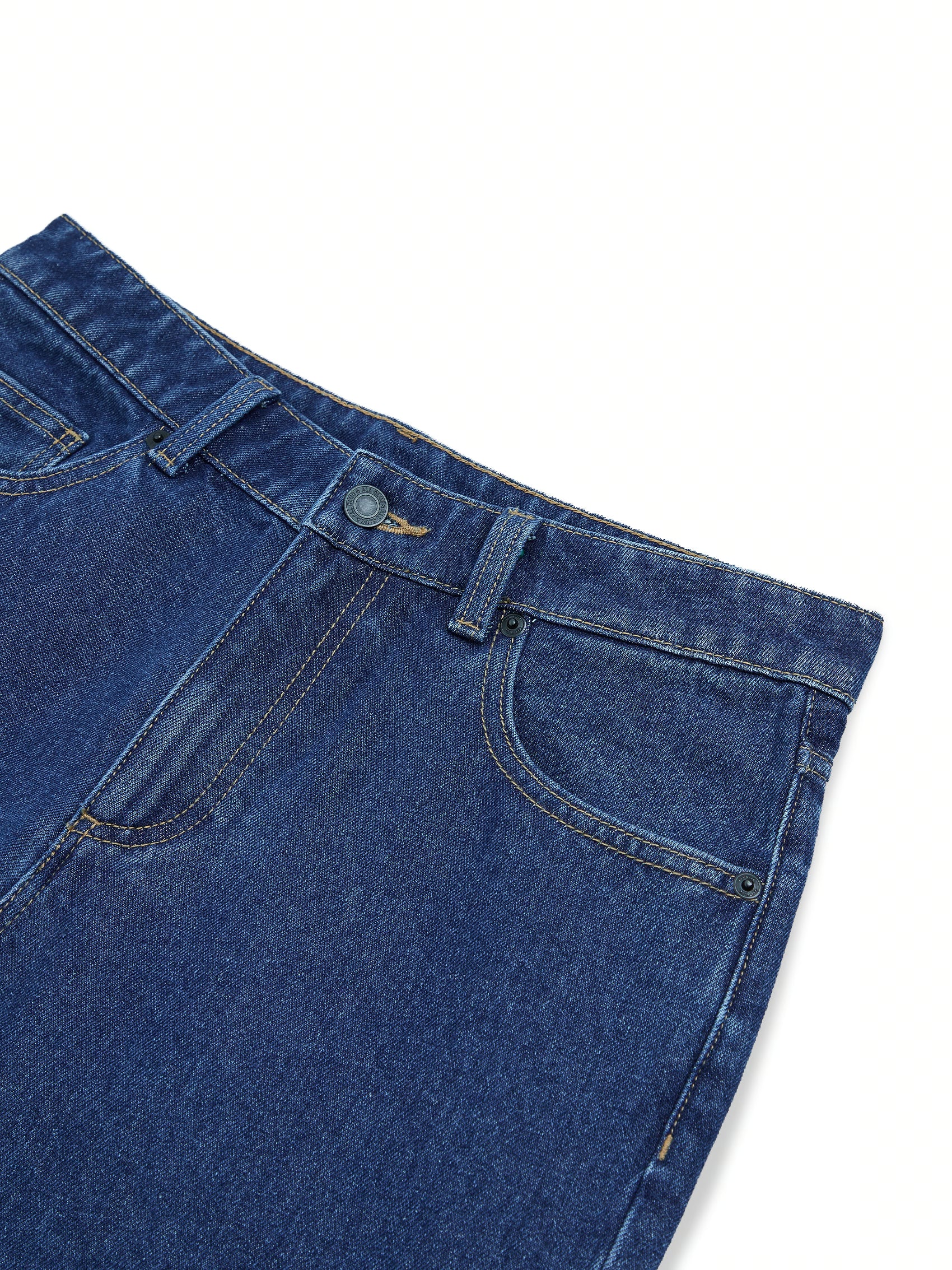 AIIZ Women's Mid Rise Relaxed Jeans