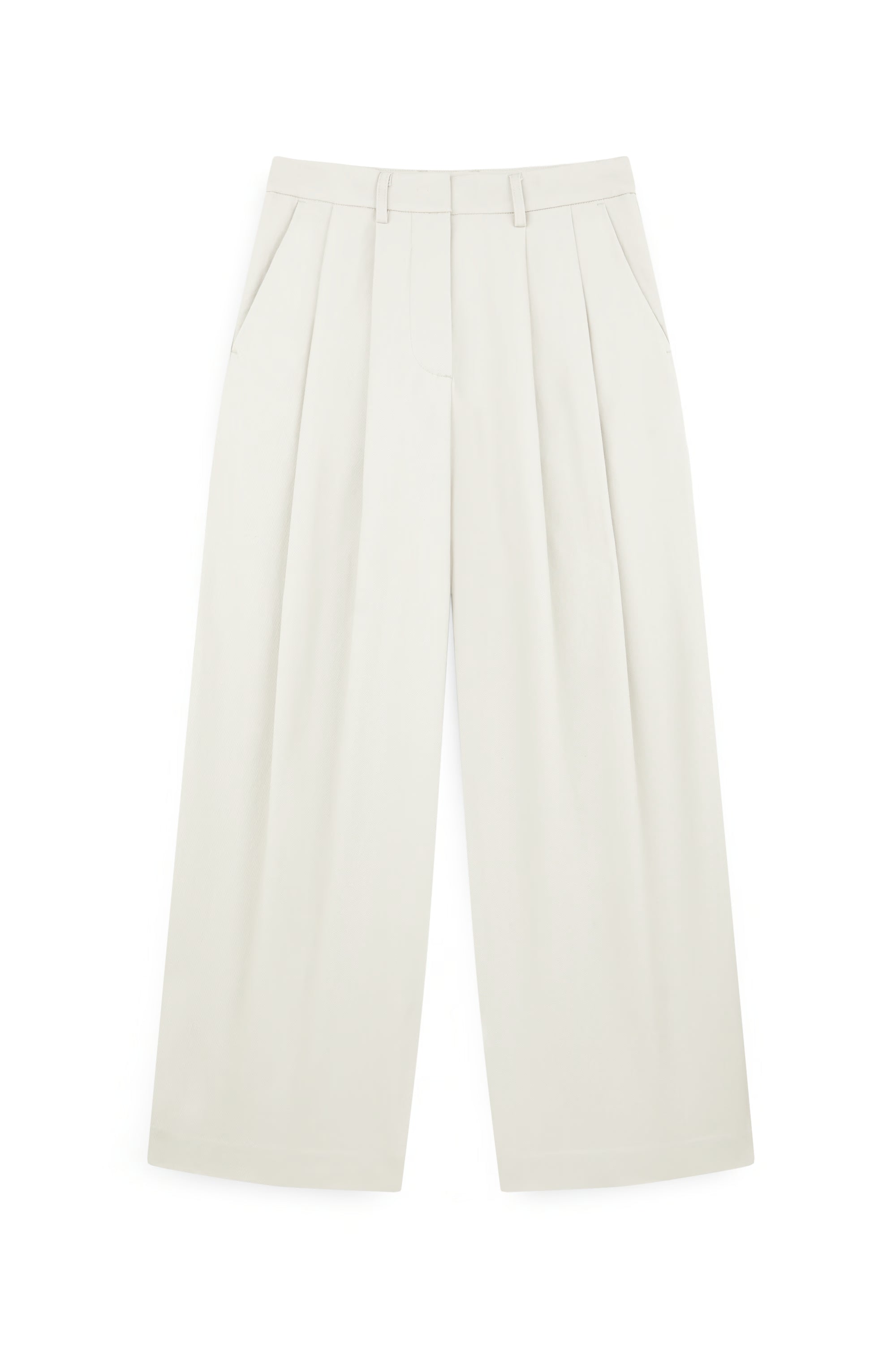 AIIZ Women's Pleated Straight Leg Pants