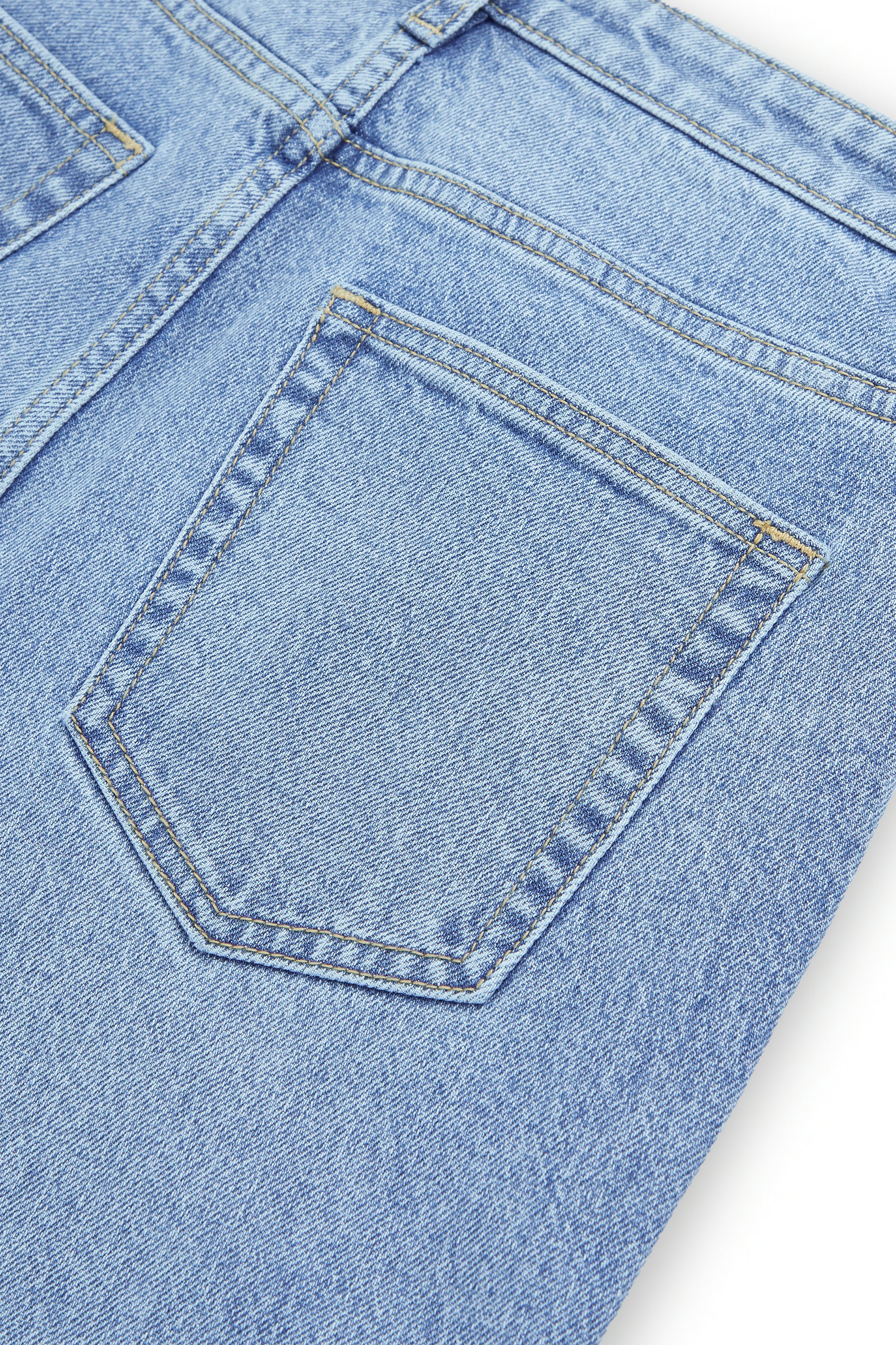 AIIZ Women's Flare Long Denim