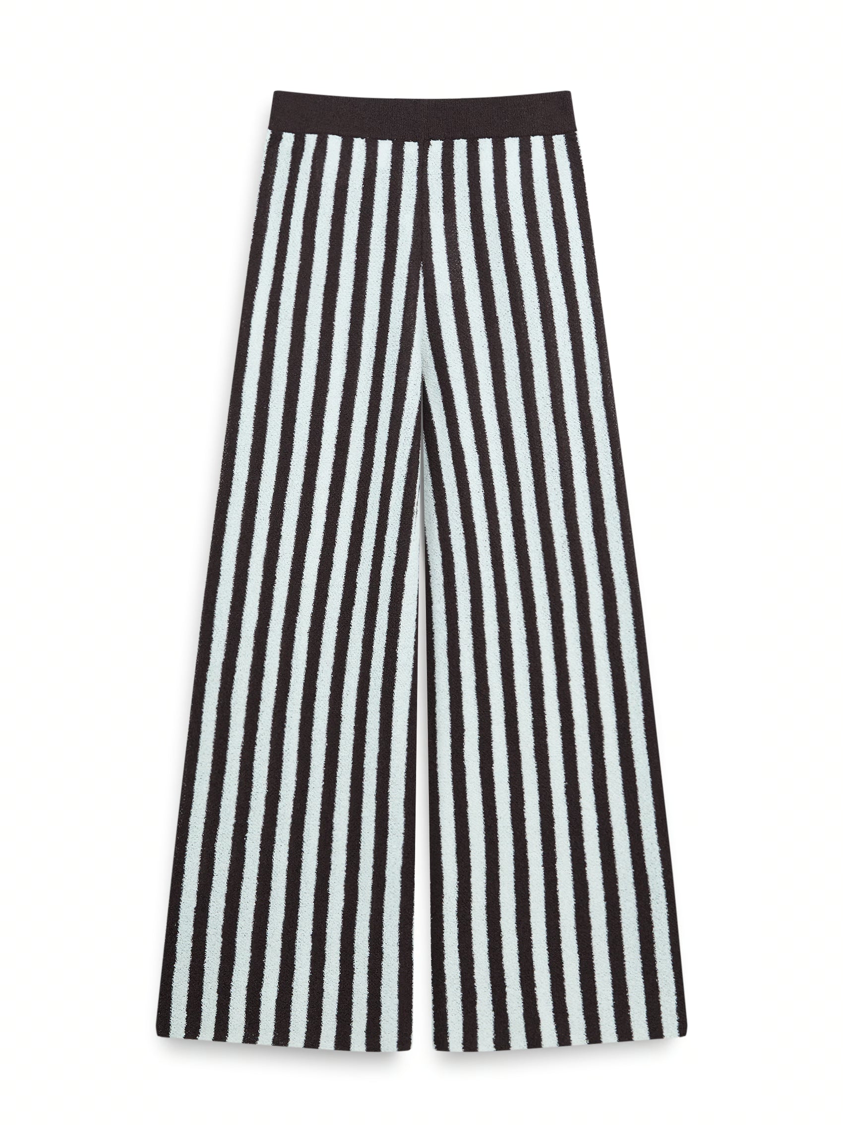 AIIZ Women's Striped Knitted Pants