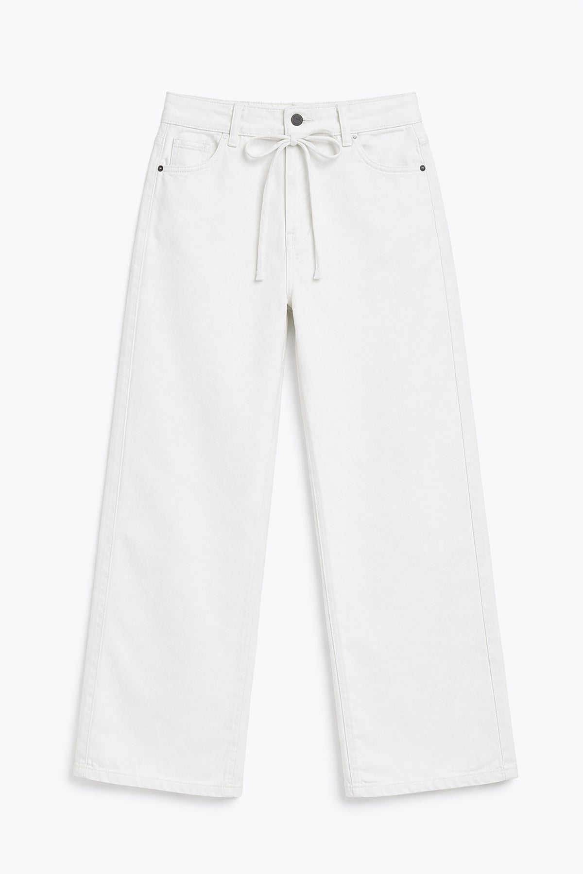 AIIZ (a.moment) Baggy Jeans (OFF WHITE / 25)