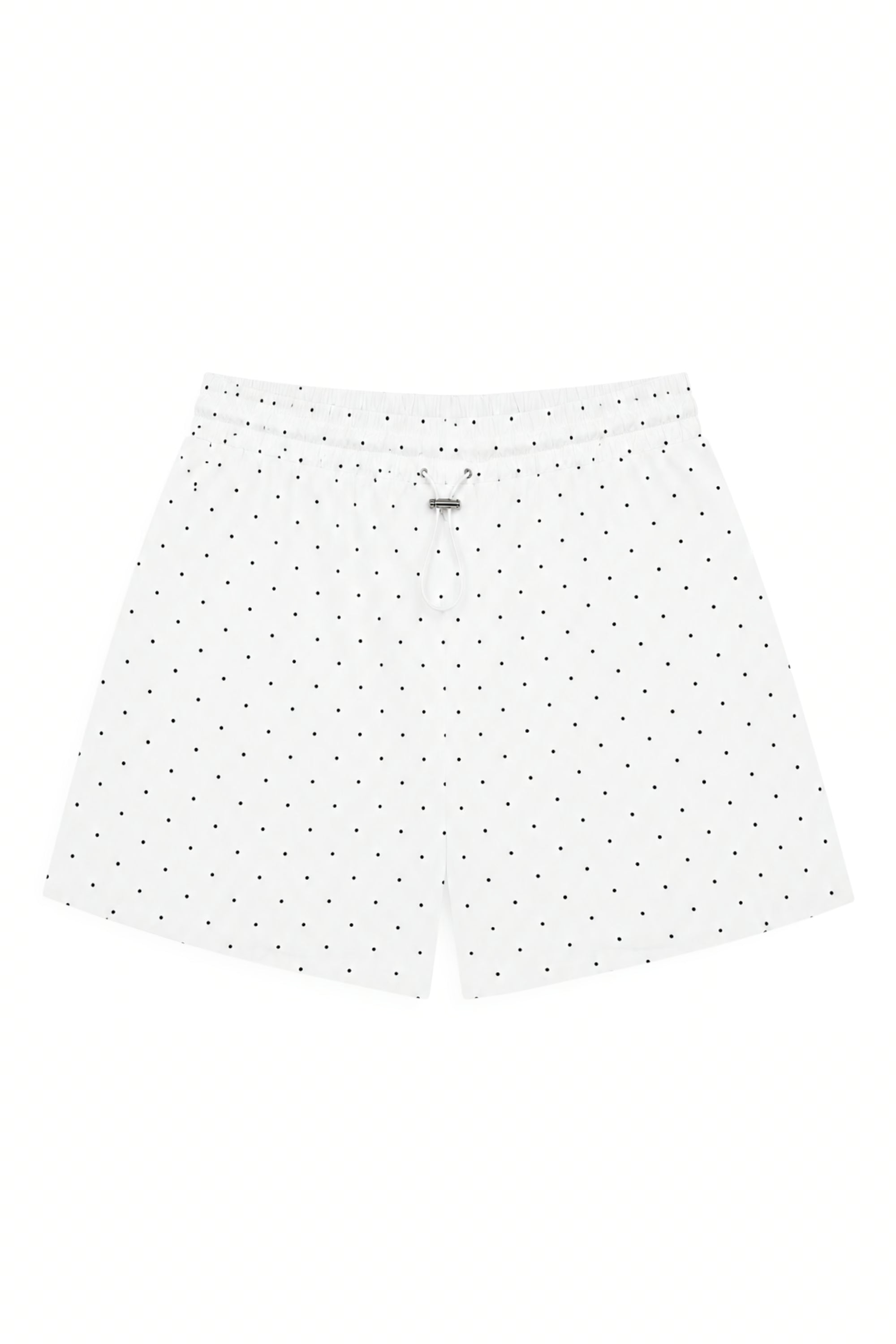 AIIZ Women's Polka Dot Shorts (OFF WHITE / S)