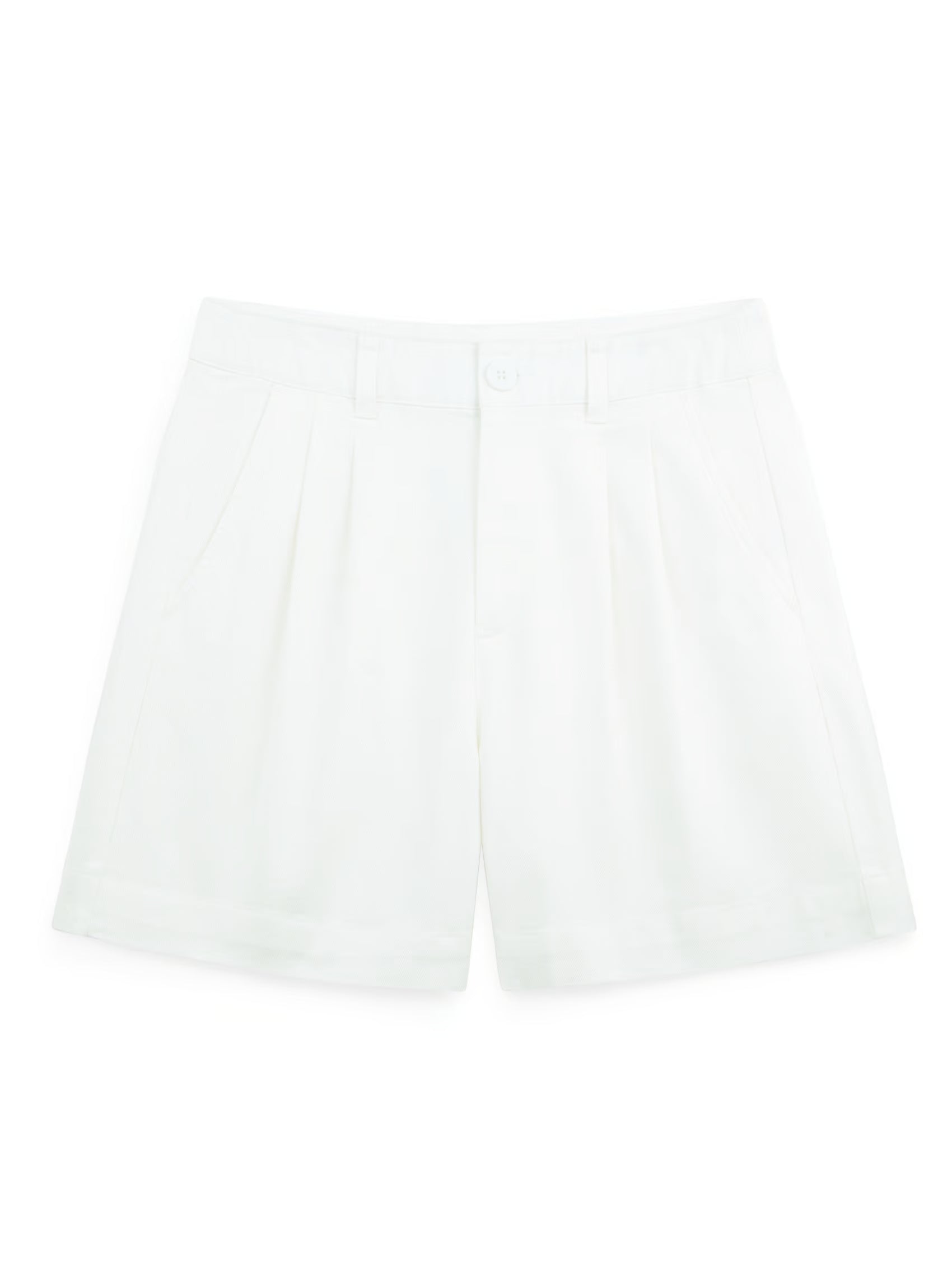AIIZ Women's High-Waisted Pleated Shorts