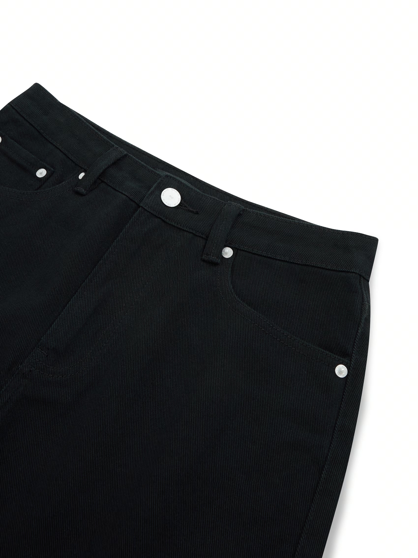 AIIZ Women's High Waist Shorts Denim