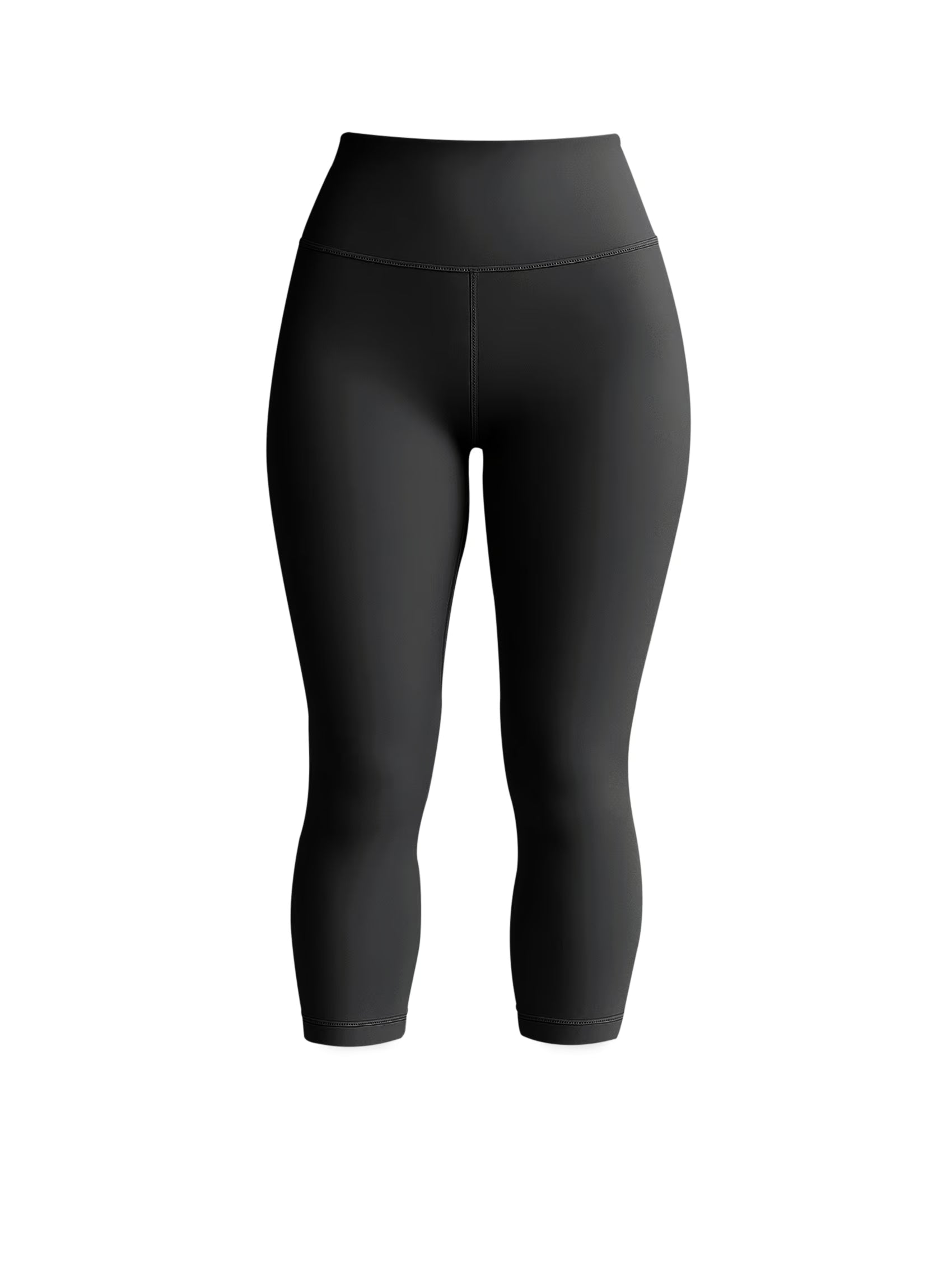 AIIZ Women's High-Rise Cropped Pants (Black / S)