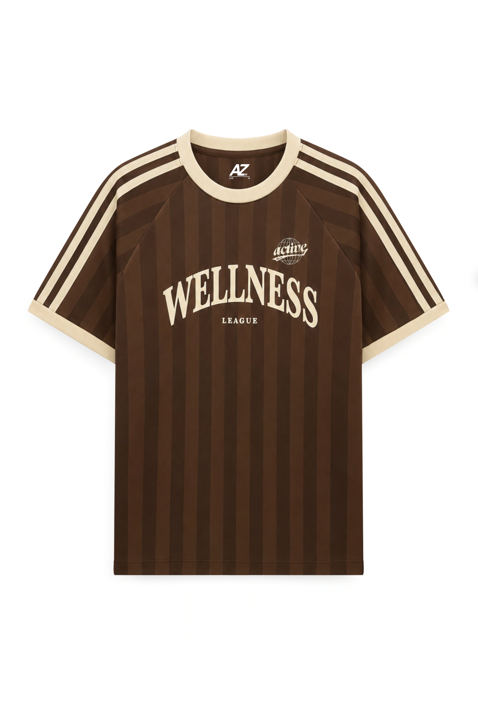 AIIZ Women's The Blokecore Edit Pinstripe Tee
