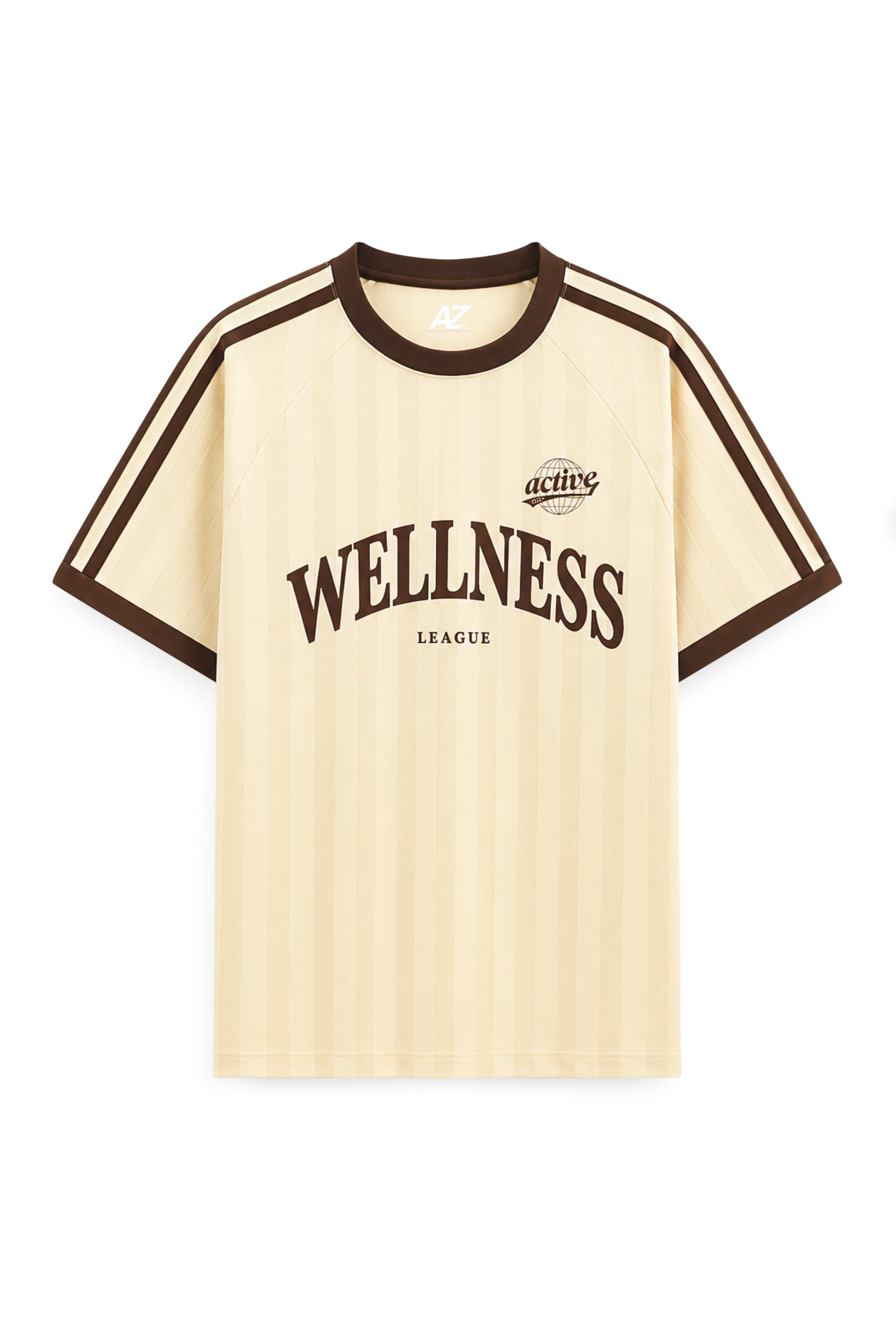 AIIZ Women's The Blokecore Edit Pinstripe Tee