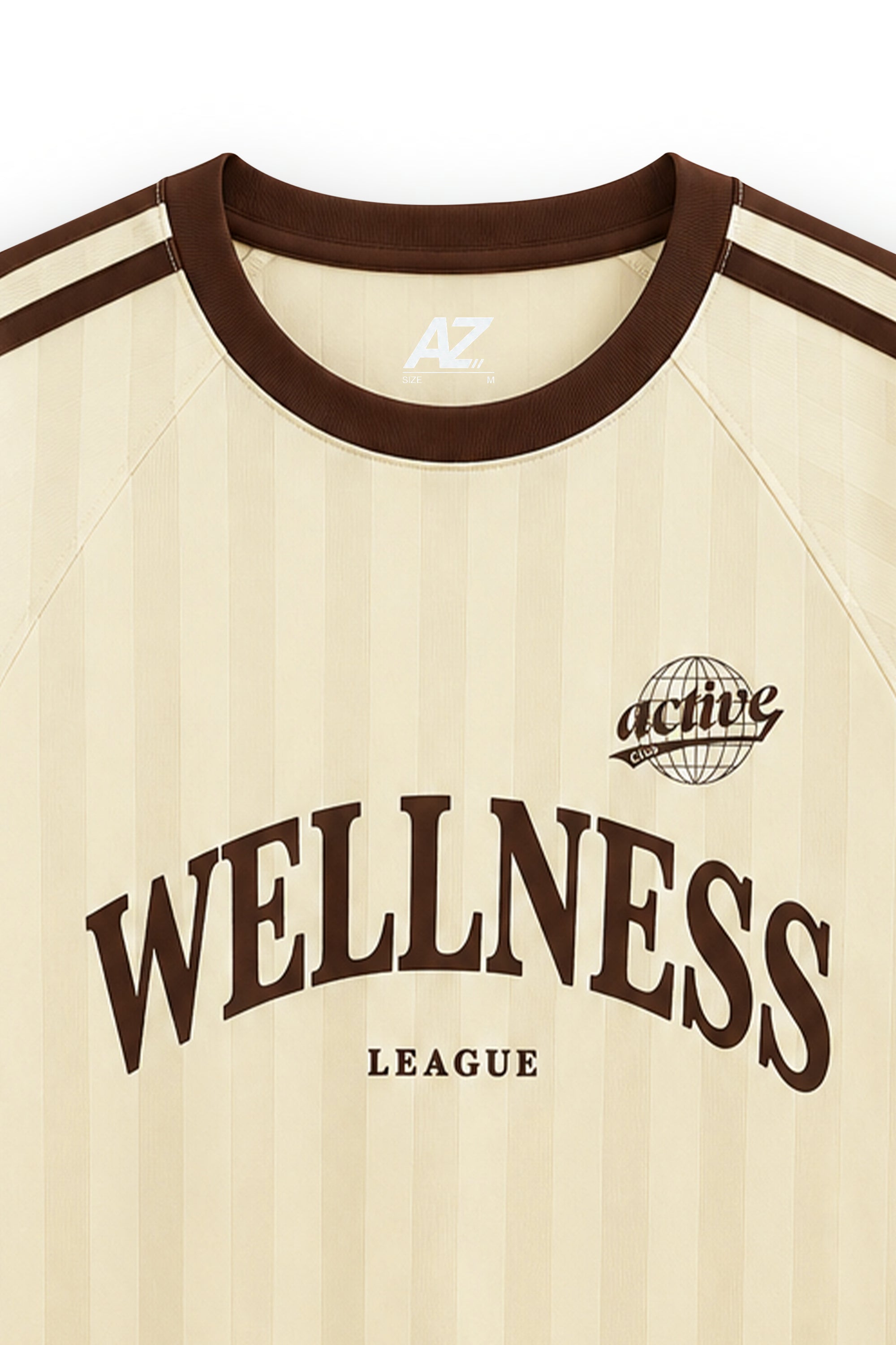 AIIZ Women's The Blokecore Edit Pinstripe Tee