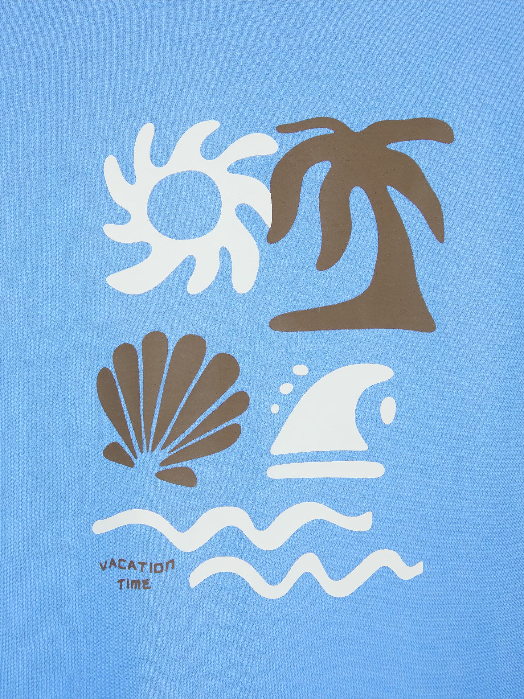 AIIZ Women's Vacation Time Graphic T-Shirt