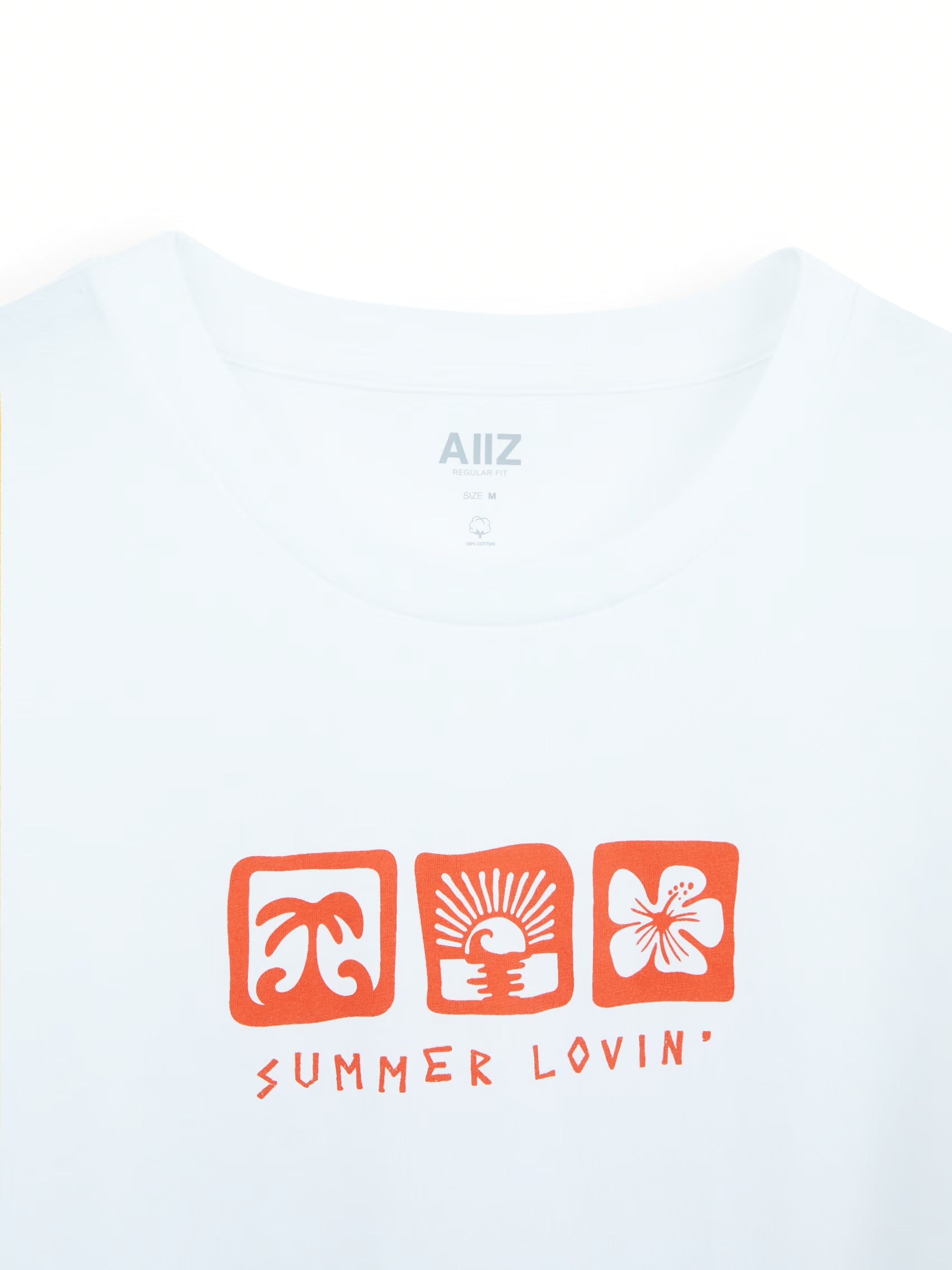 AIIZ Women's Vacation Time Graphic T-Shirt