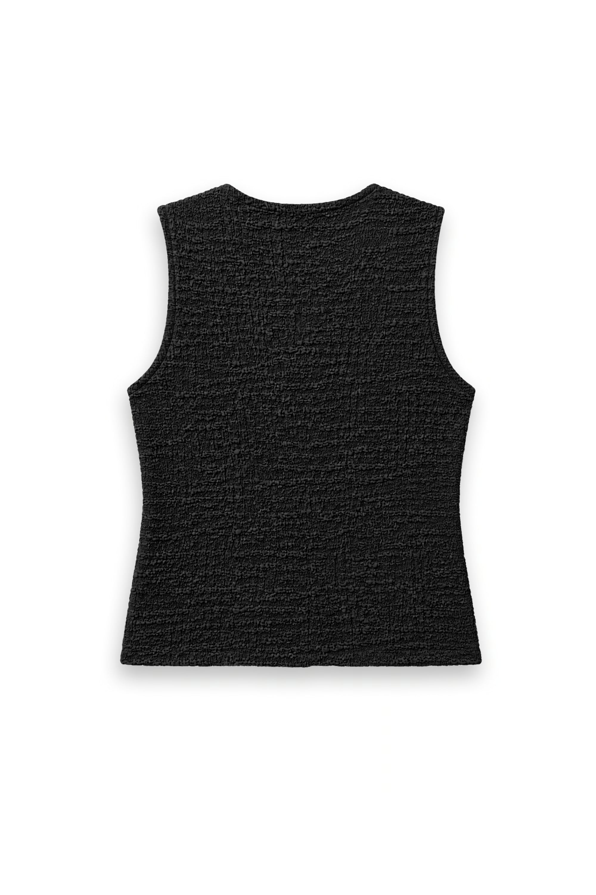 AIIZ Women's Crinkle Vest Top